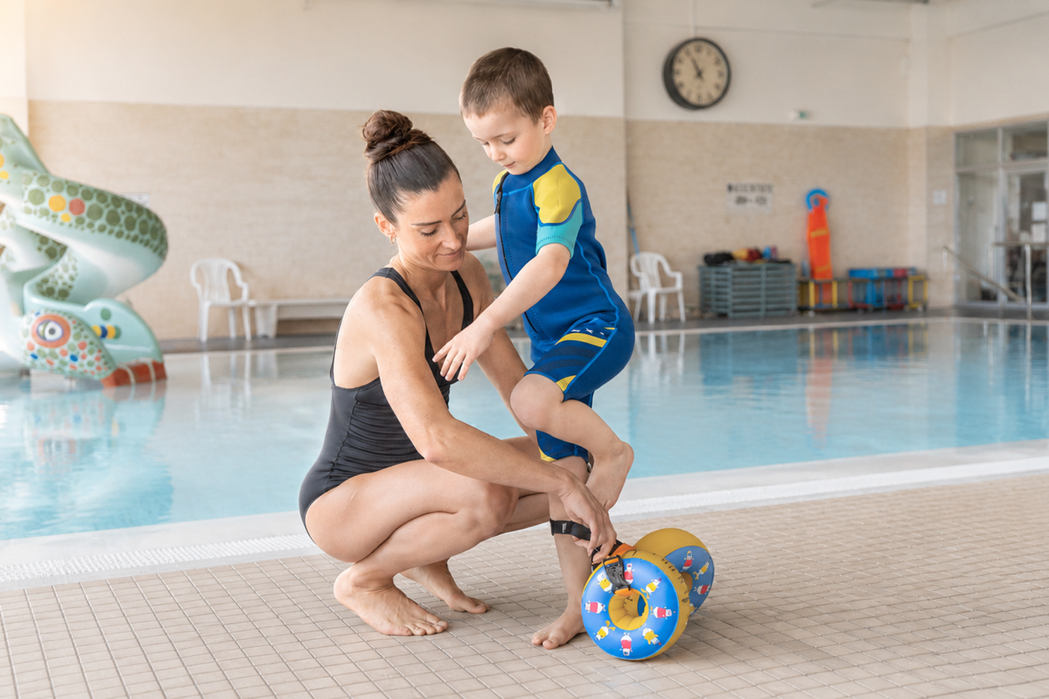 Bobos mitwachsende Schwimmhilfe