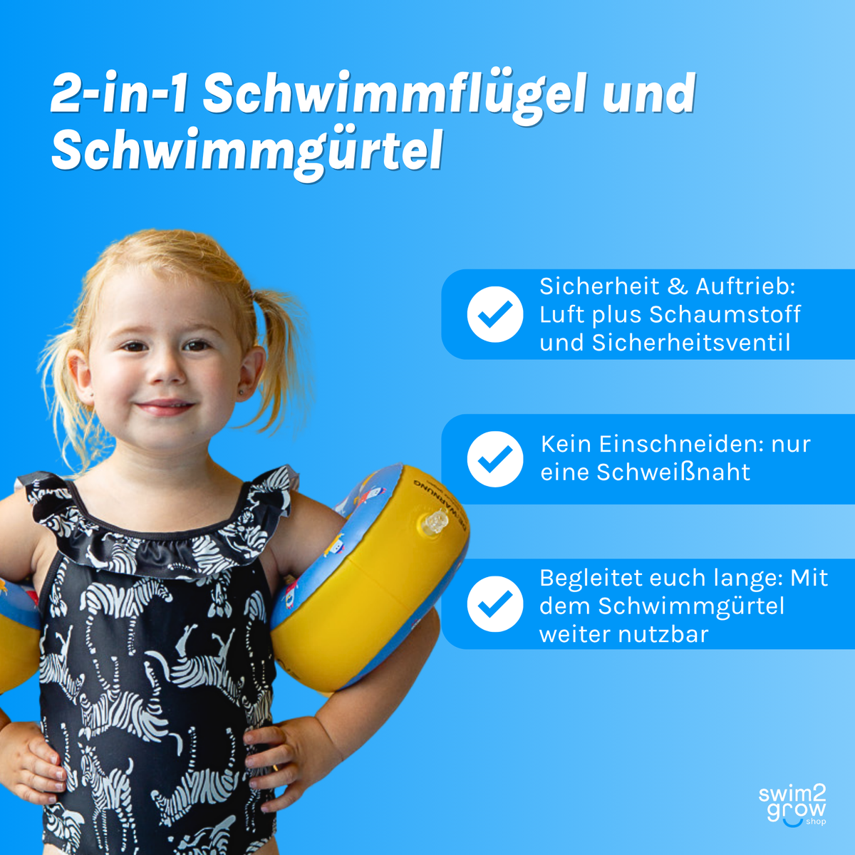 Bobos mitwachsende Schwimmhilfe