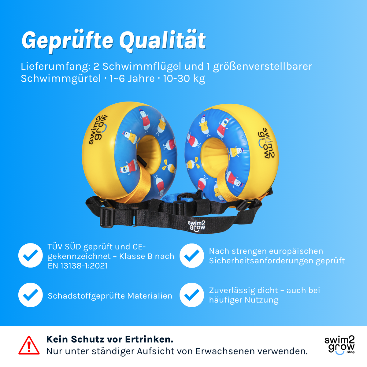 Bobos mitwachsende Schwimmhilfe